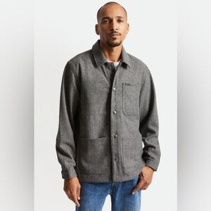 Brixton Gray Lightweight Shirt Jacket